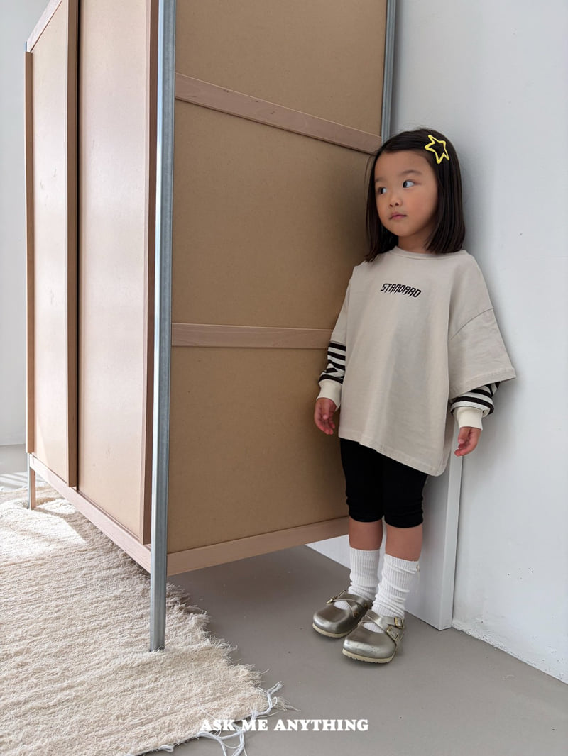 Ask Me Anything - Korean Children Fashion - #littlefashionista - Half Free Leggings - 7