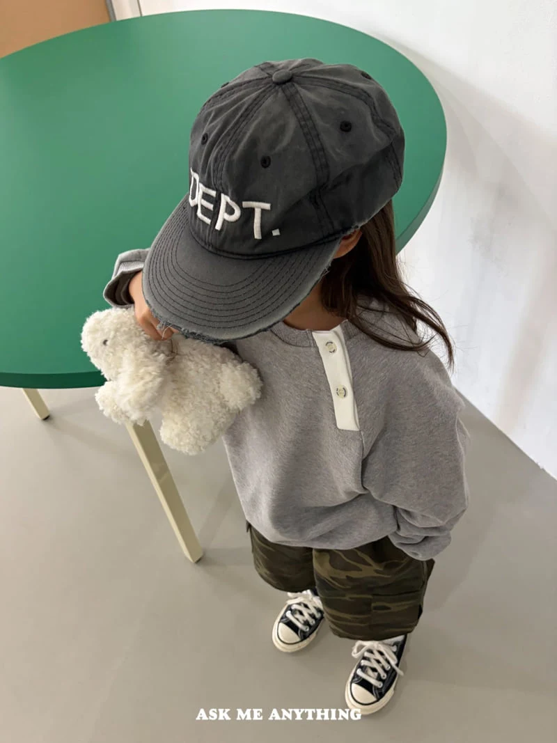 Ask Me Anything - Korean Children Fashion - #toddlerclothing - Button Sweatshirt - 6