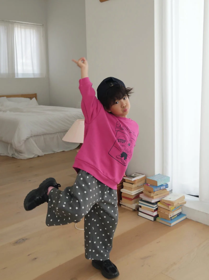 Bailey - Korean Children Fashion - #kidzfashiontrend - Choco Star Pants - 4