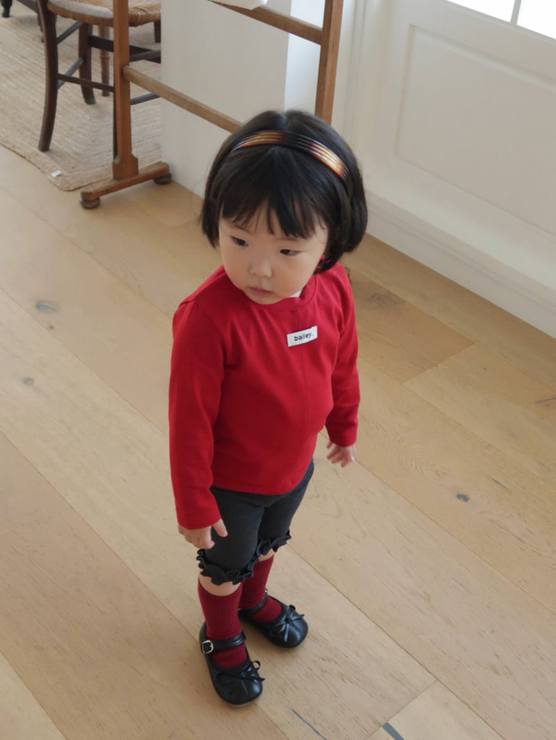 Bailey - Korean Children Fashion - #childofig - Block Cut Tee - 4