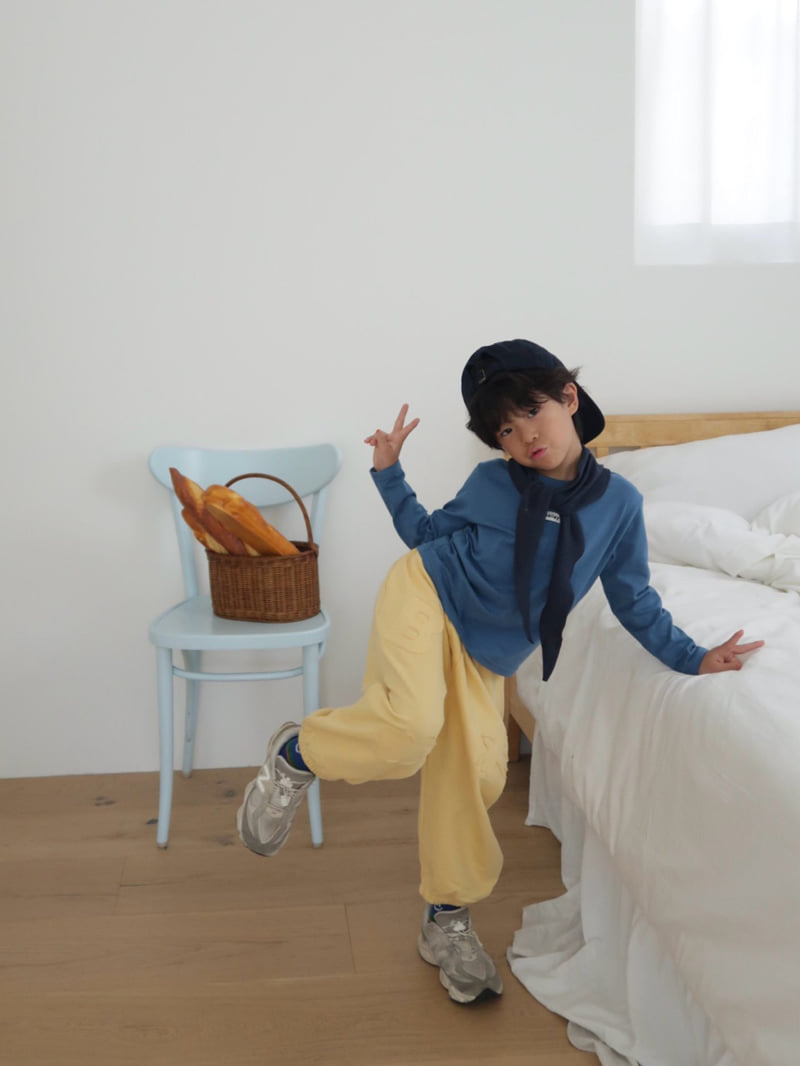 Bailey - Korean Children Fashion - #fashionkids - Block Cut Tee - 7