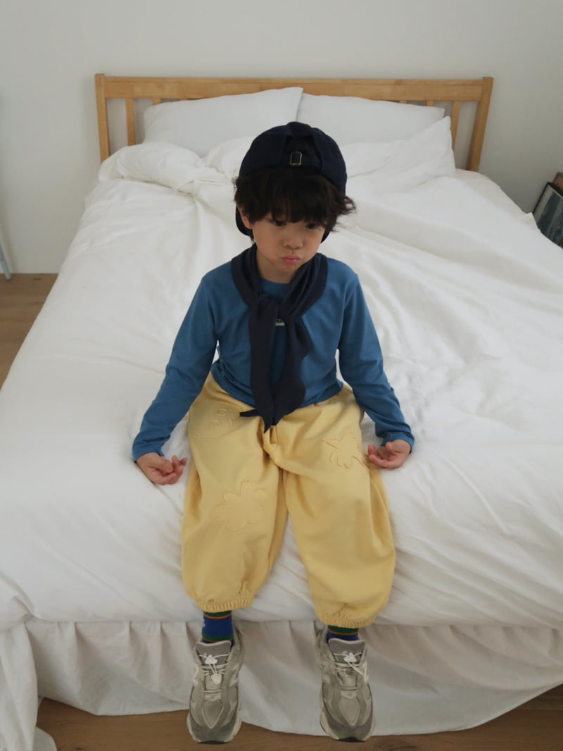 Bailey - Korean Children Fashion - #kidsshorts - Block Cut Tee - 8