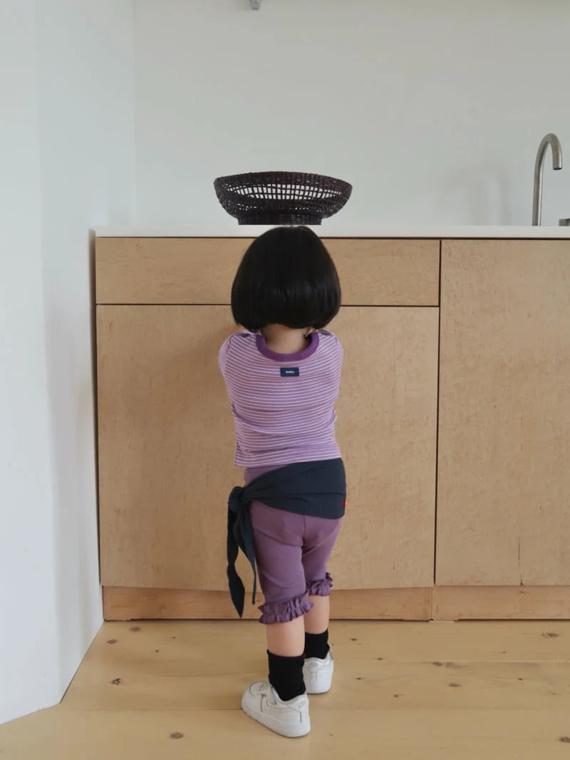 Bailey - Korean Children Fashion - #kidzfashiontrend - Grape Leggings - 5
