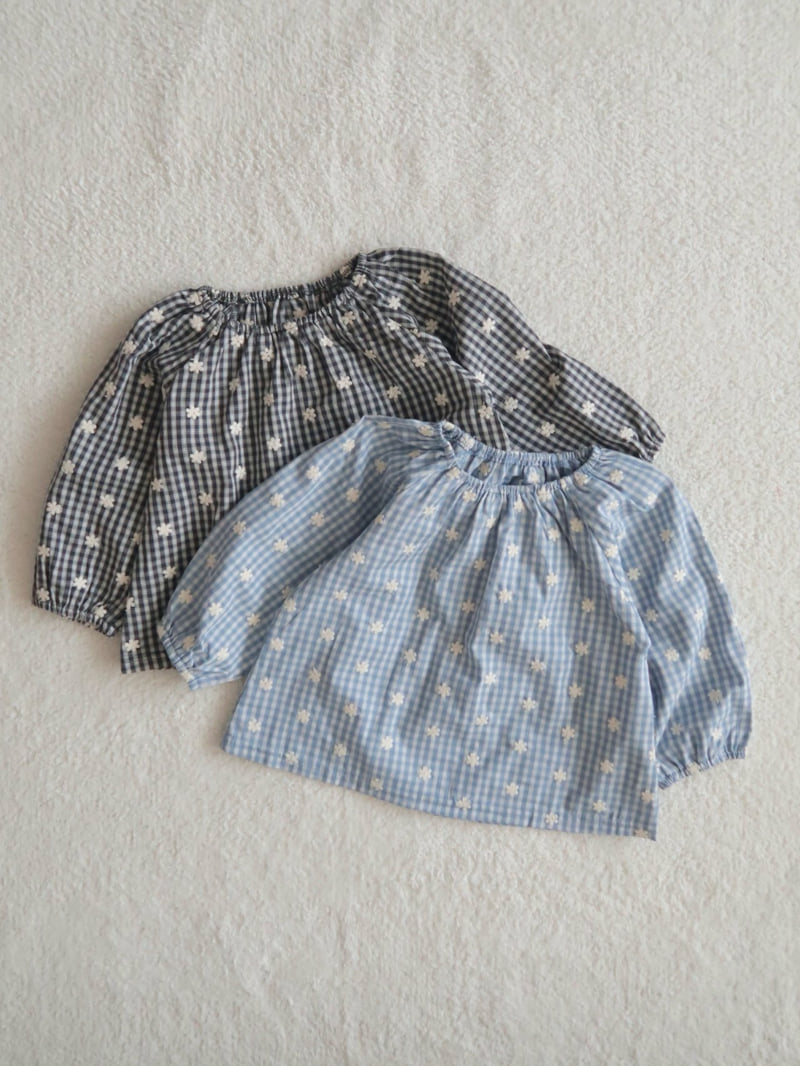 Bailey - Korean Children Fashion - #minifashionista - Flower Blouse - 12