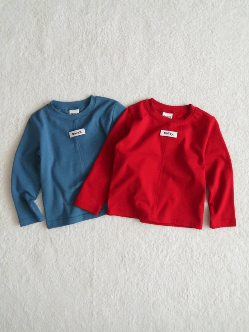 Bailey - Korean Children Fashion - #prettylittlegirls - Block Cut Tee