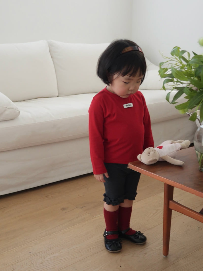 Bailey - Korean Children Fashion - #prettylittlegirls - Grape Leggings - 10