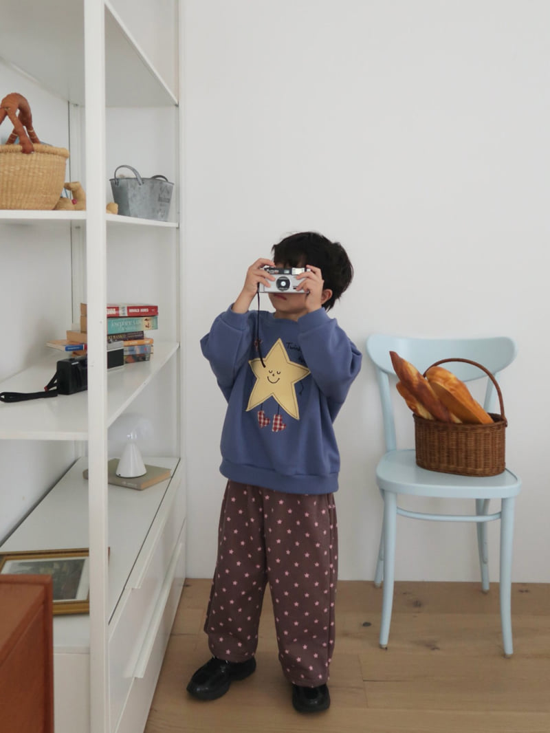 Bailey - Korean Children Fashion - #toddlerclothing - Choco Star Pants - 10