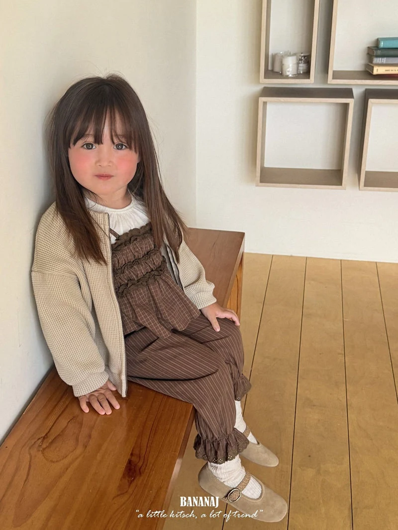 Banana J - Korean Children Fashion - #Kfashion4kids - Waffle Jacket - 6