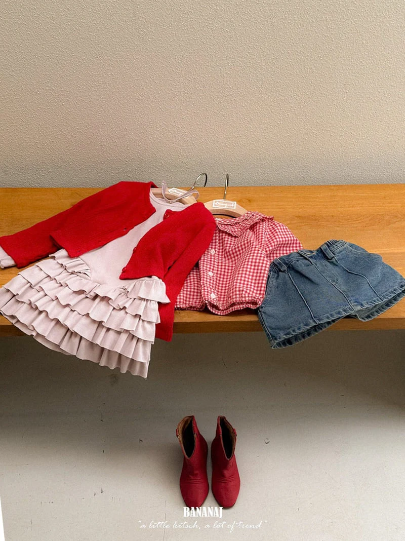 Banana J - Korean Children Fashion - #childofig - Pella Denim Skirt - 7