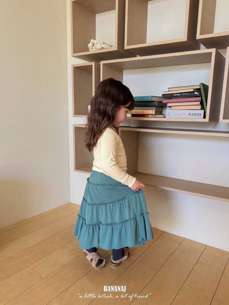 Banana J - Korean Children Fashion - #childofig - Candy Stripe Tee - 6