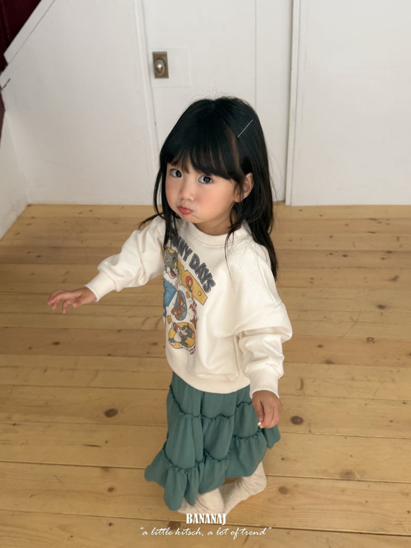 Banana J - Korean Children Fashion - #childrensboutique - Nesl Long Skirt - 8