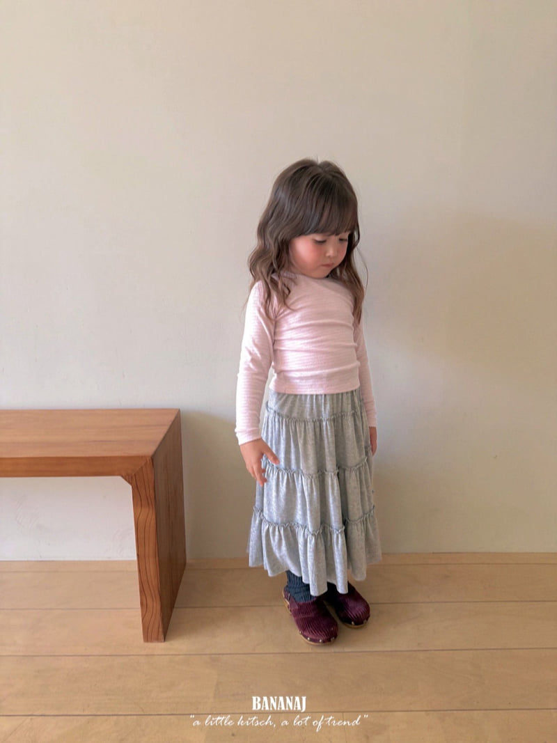 Banana J - Korean Children Fashion - #childrensboutique - Candy Stripe Tee - 8