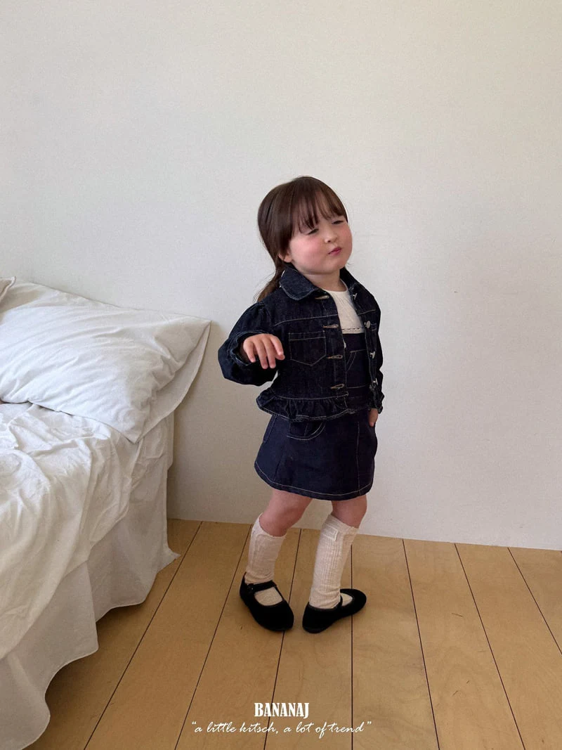 Banana J - Korean Children Fashion - #discoveringself - Denim Jacket - 6