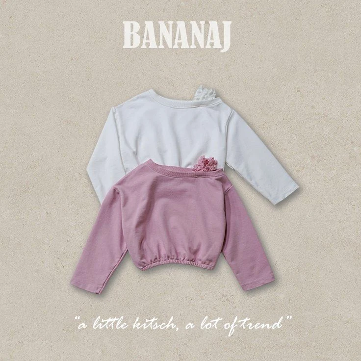 Banana J - Korean Children Fashion - #discoveringself - Shoulder Sweatshirts