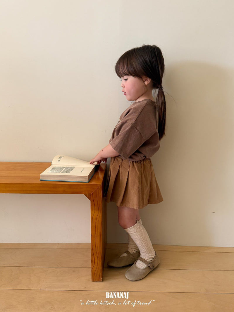 Banana J - Korean Children Fashion - #discoveringself - Pigment Lettering Tee - 8