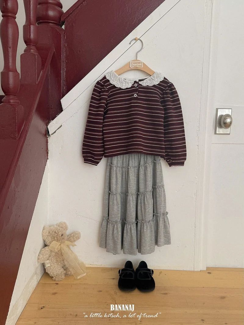 Banana J - Korean Children Fashion - #fashionkids - Nesl Long Skirt - 11