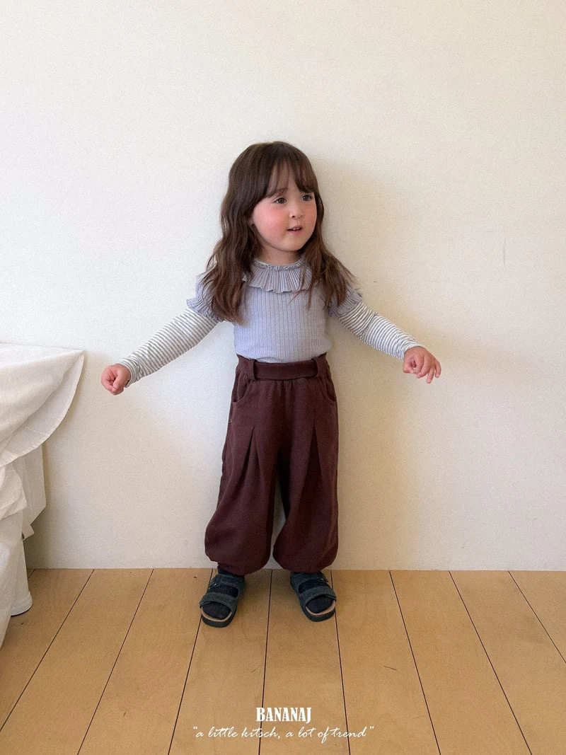 Banana J - Korean Children Fashion - #kidsshorts - Candy Stripe Tee - 12