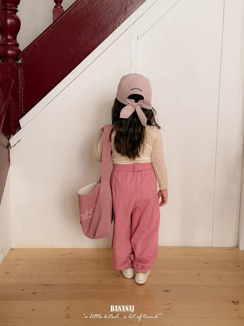 Banana J - Korean Children Fashion - #kidsshorts - Ecru Jogger Pants - 7