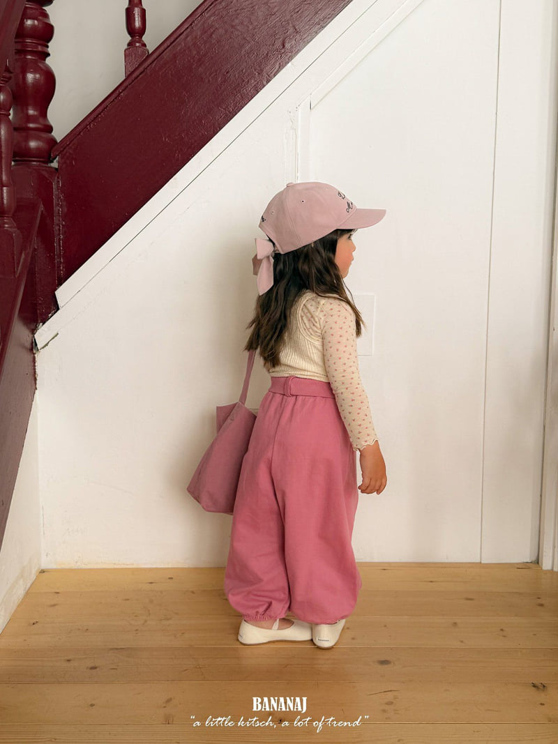 Banana J - Korean Children Fashion - #kidsstore - Ecru Jogger Pants - 8