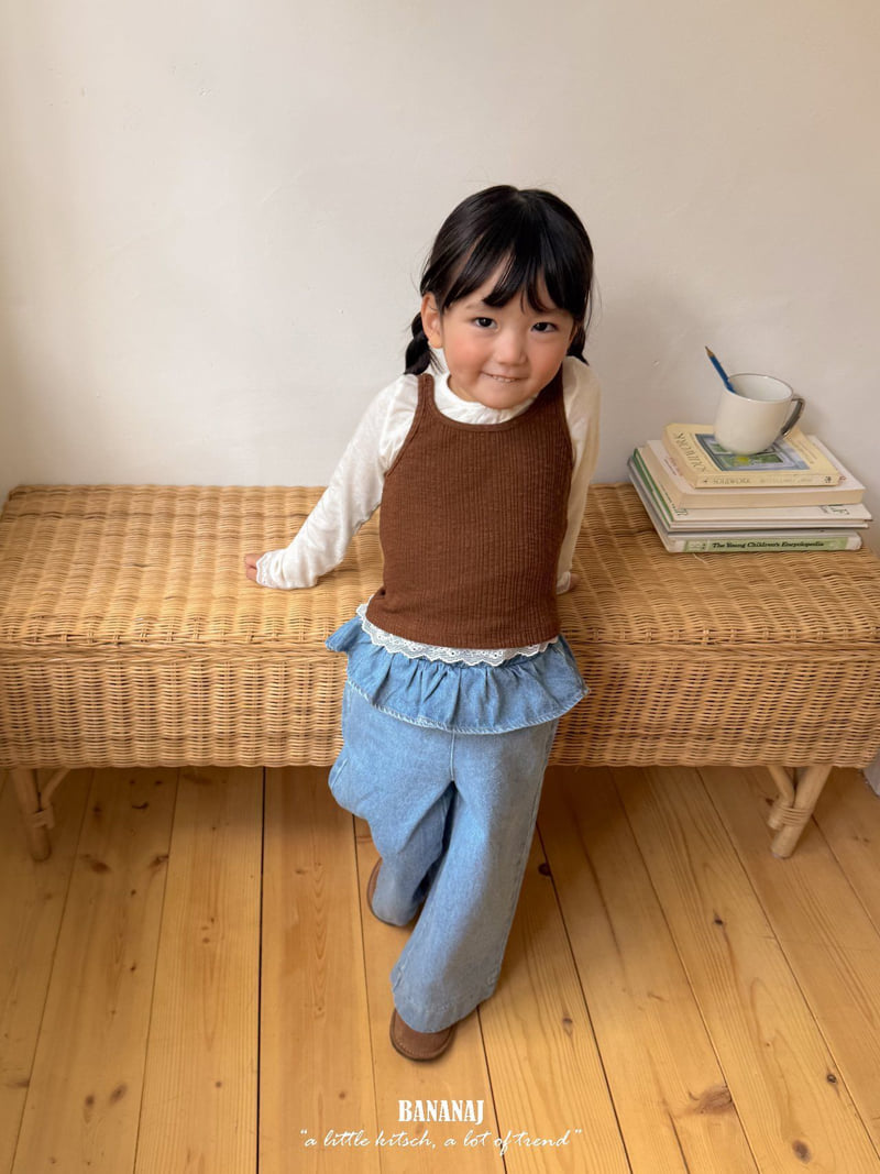 Banana J - Korean Children Fashion - #kidzfashiontrend - Double String Top - 12