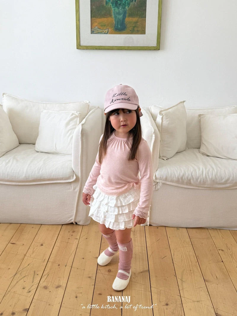 Banana J - Korean Children Fashion - #magicofchildhood - Lace Tee - 9