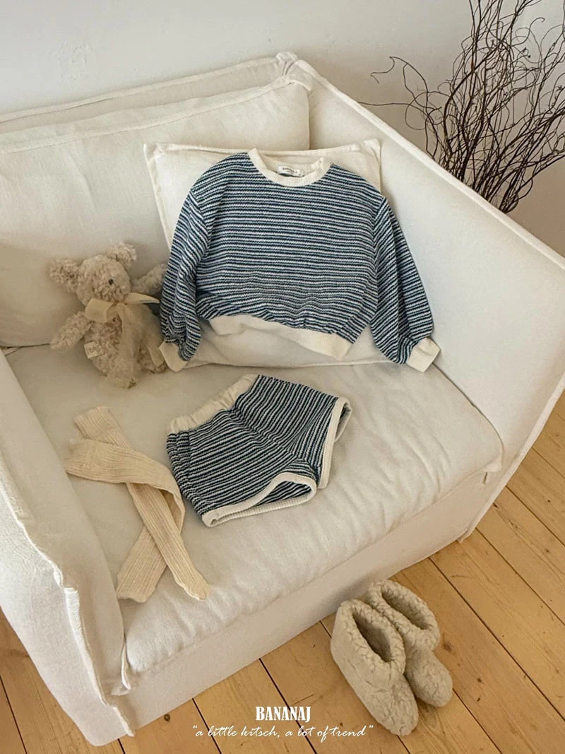 Banana J - Korean Children Fashion - #magicofchildhood - Knit Stripe Sweatshirts - 6
