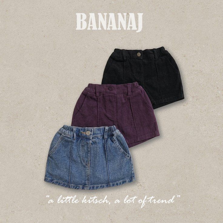 Banana J - Korean Children Fashion - #magicofchildhood - Pella Denim Skirt