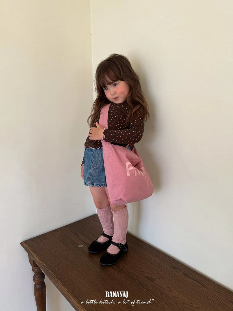 Banana J - Korean Children Fashion - #magicofchildhood - Rose Turtleneck Tee - 6