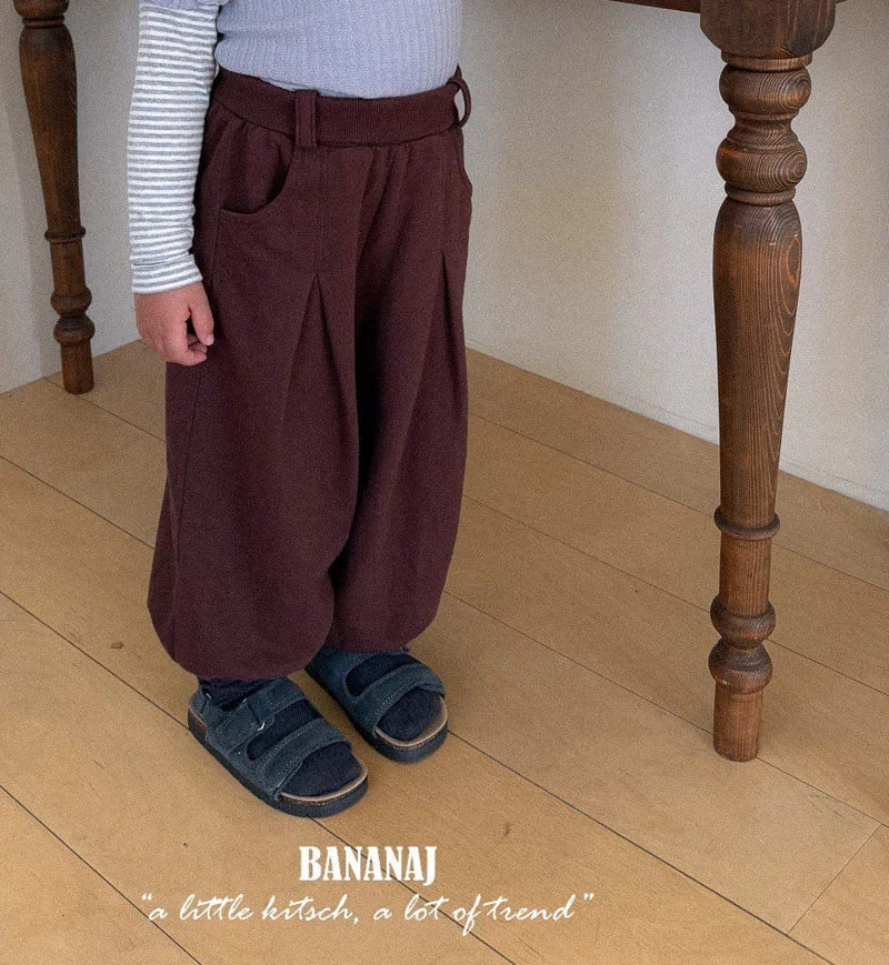 Banana J - Korean Children Fashion - #magicofchildhood - Ecru Jogger Pants - 12