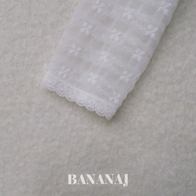 Banana J - Korean Children Fashion - #minifashionista - Flower Lace Tee - 6