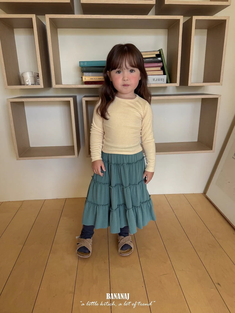 Banana J - Korean Children Fashion - #magicofchildhood - Candy Stripe Tee - 4