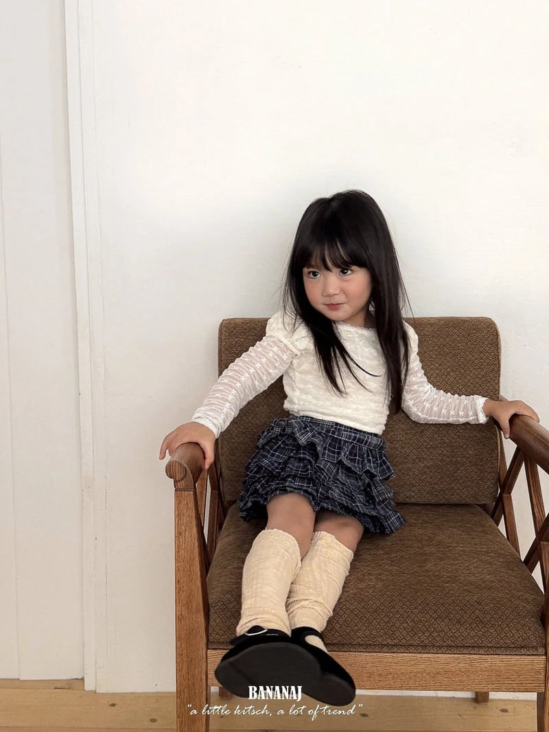 Banana J - Korean Children Fashion - #prettylittlegirls - Flower Lace Tee - 7