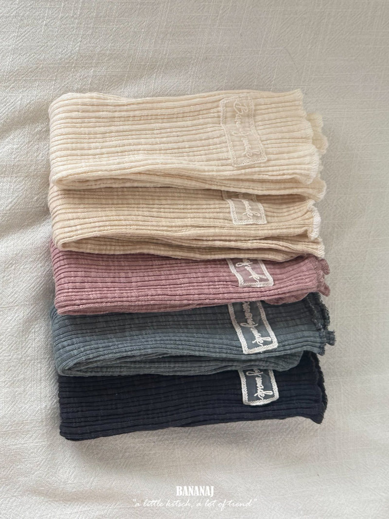 Banana J - Korean Children Fashion - #prettylittlegirls - Dun Rib Socks - 6