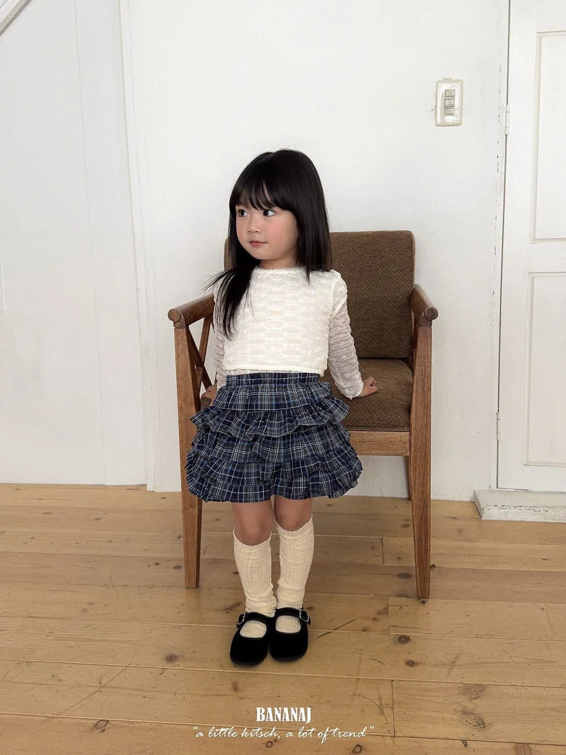 Banana J - Korean Children Fashion - #stylishchildhood - Flower Lace Tee - 10