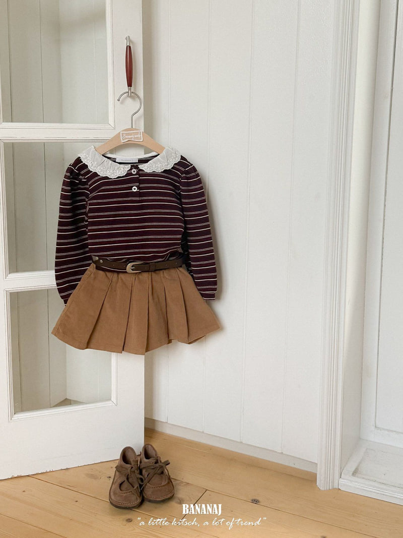 Banana J - Korean Children Fashion - #todddlerfashion - Piava Corduroy Skirt - 10