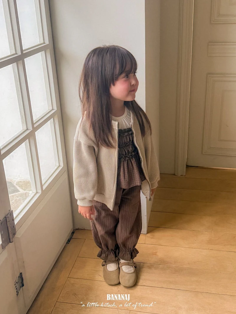 Banana J - Korean Children Fashion - #todddlerfashion - Waffle Jacket - 11