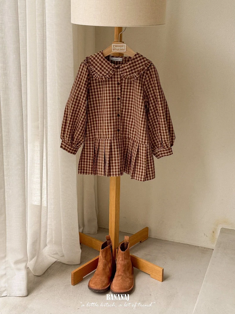 Banana J - Korean Children Fashion - #todddlerfashion - Risa Pintuck One-piece - 4