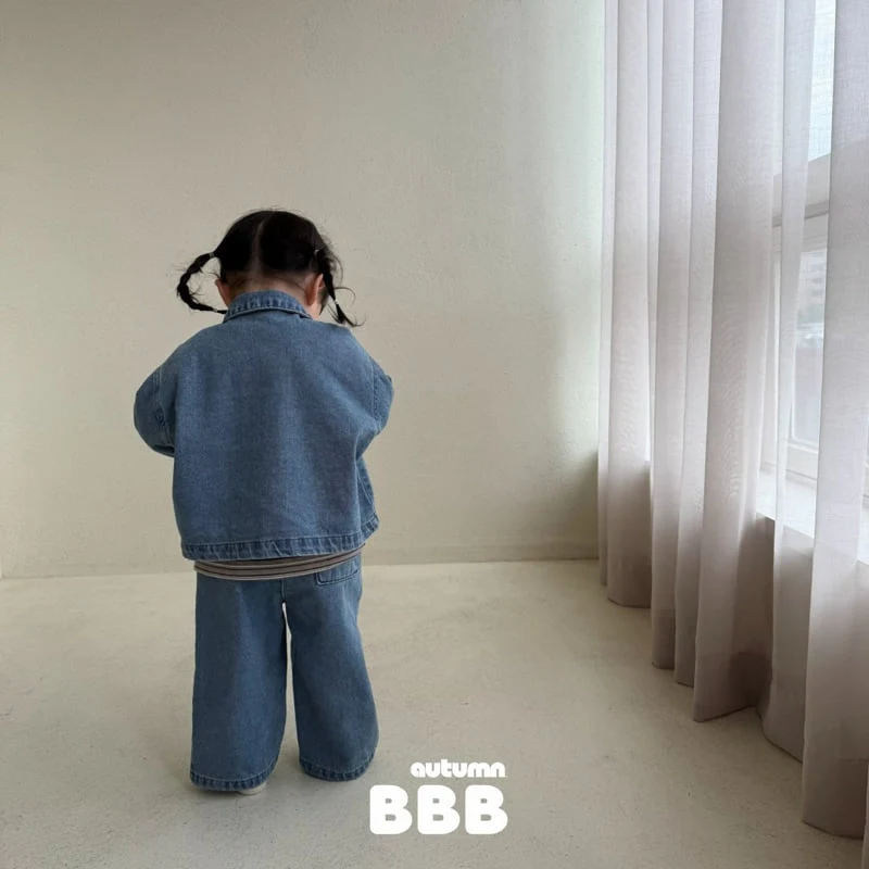 Bella Bambina - Korean Children Fashion - #Kfashion4kids - Square Denim Pants - 6