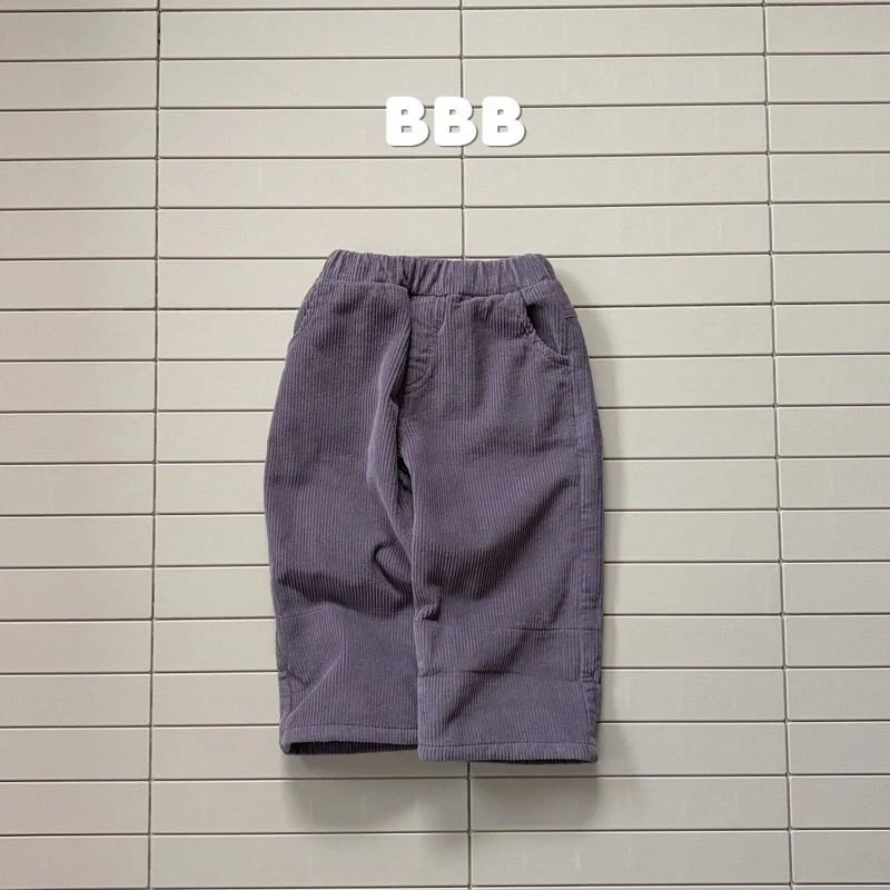 Bella Bambina - Korean Children Fashion - #stylishchildhood - Corduroy Roll-up Pants - 4