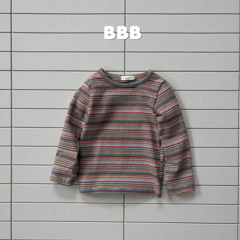 Bella Bambina - Korean Children Fashion - #prettylittlegirls - Rainbow Basic Tee - 4