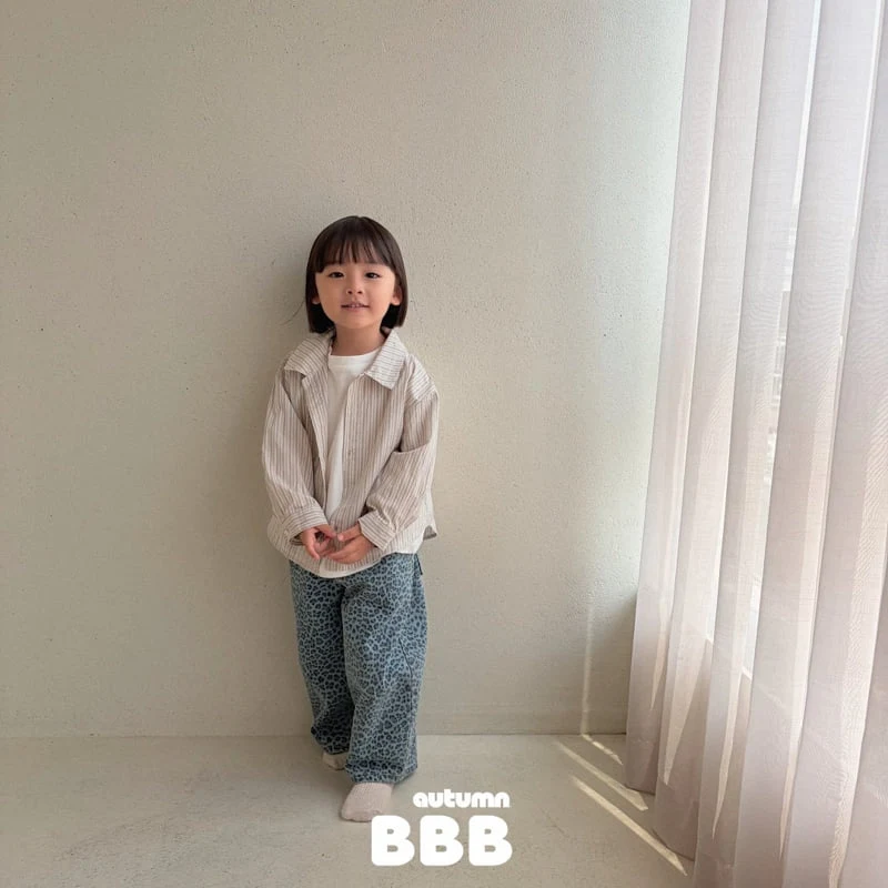 Bella Bambina - Korean Children Fashion - #childofig - Leopard Denim Pants - 11