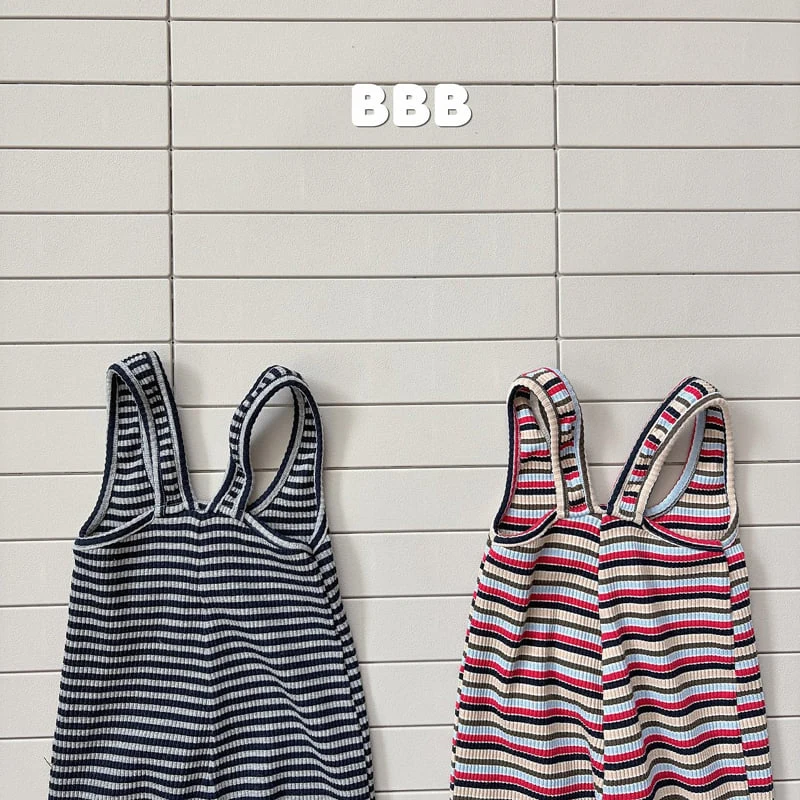 Bella Bambina - Korean Children Fashion - #childofig - Stripe Overalls - 7