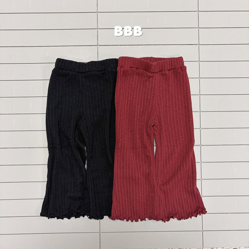 Bella Bambina - Korean Children Fashion - #childrensboutique - Rib Bootscut Pants