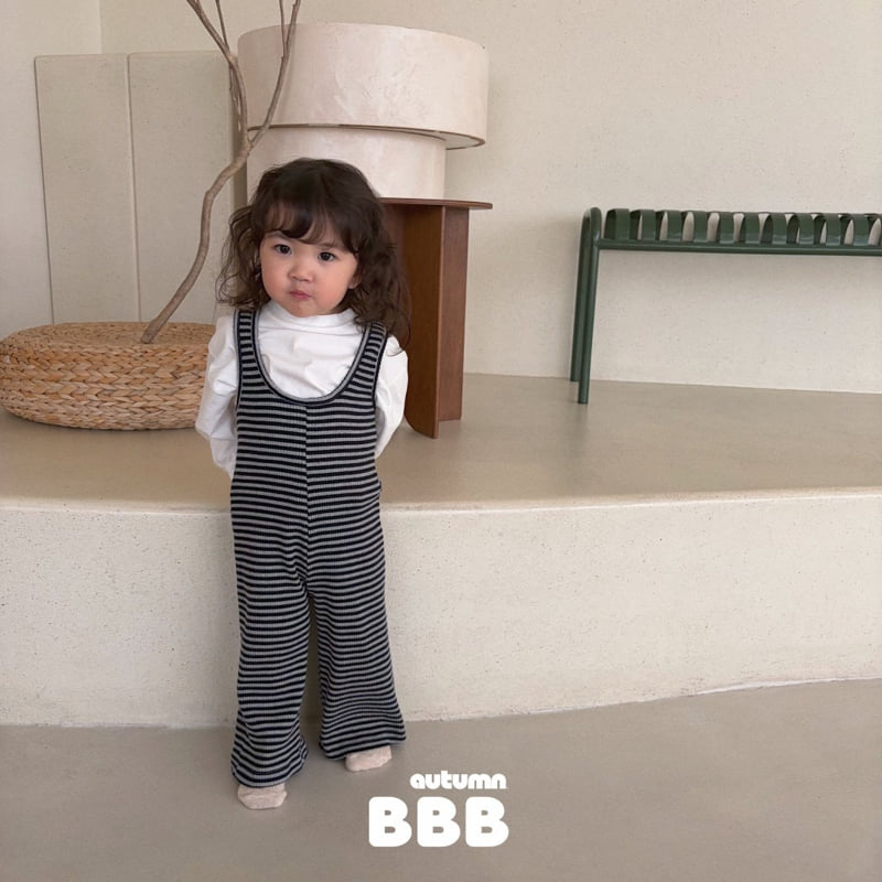 Bella Bambina - Korean Children Fashion - #childrensboutique - Stripe Overalls - 9