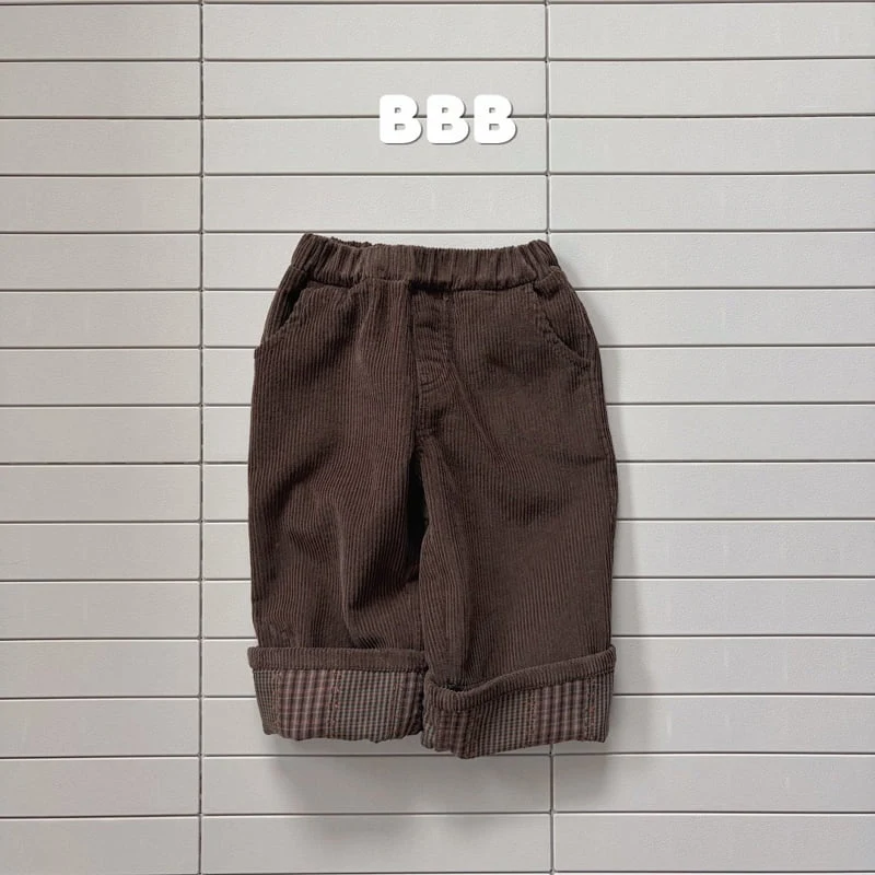 Bella Bambina - Korean Children Fashion - #designkidswear - Corduroy Roll-up Pants - 6