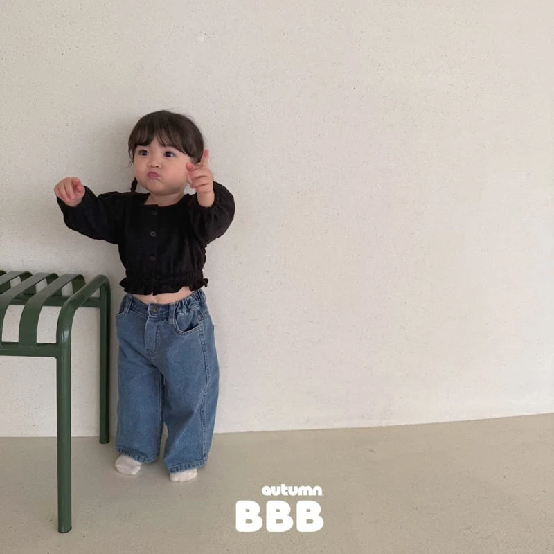 Bella Bambina - Korean Children Fashion - #designkidswear - Bori Denim Pants - 6