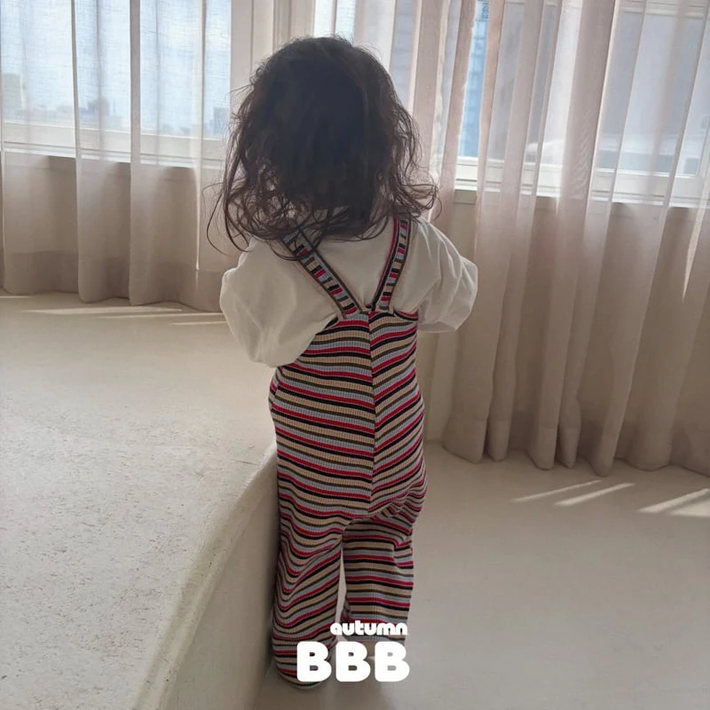 Bella Bambina - Korean Children Fashion - #designkidswear - Stripe Overalls - 10