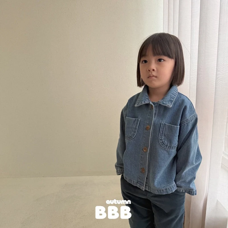 Bella Bambina - Korean Children Fashion - #discoveringself - Dun Denim Half Jacket - 5