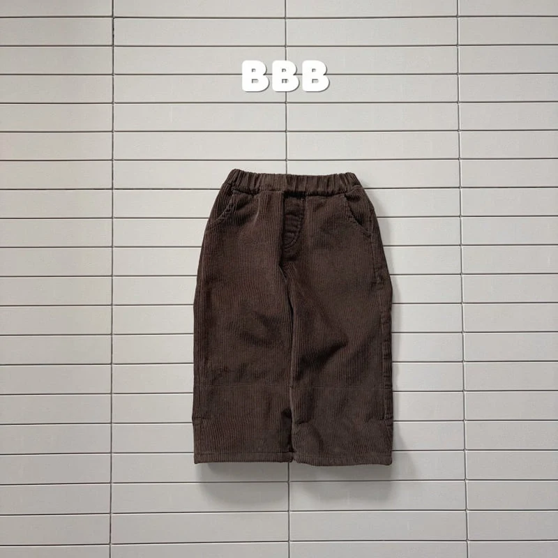 Bella Bambina - Korean Children Fashion - #fashionkids - Corduroy Roll-up Pants - 8