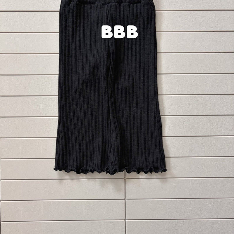 Bella Bambina - Korean Children Fashion - #discoveringself - Rib Bootscut Pants - 4